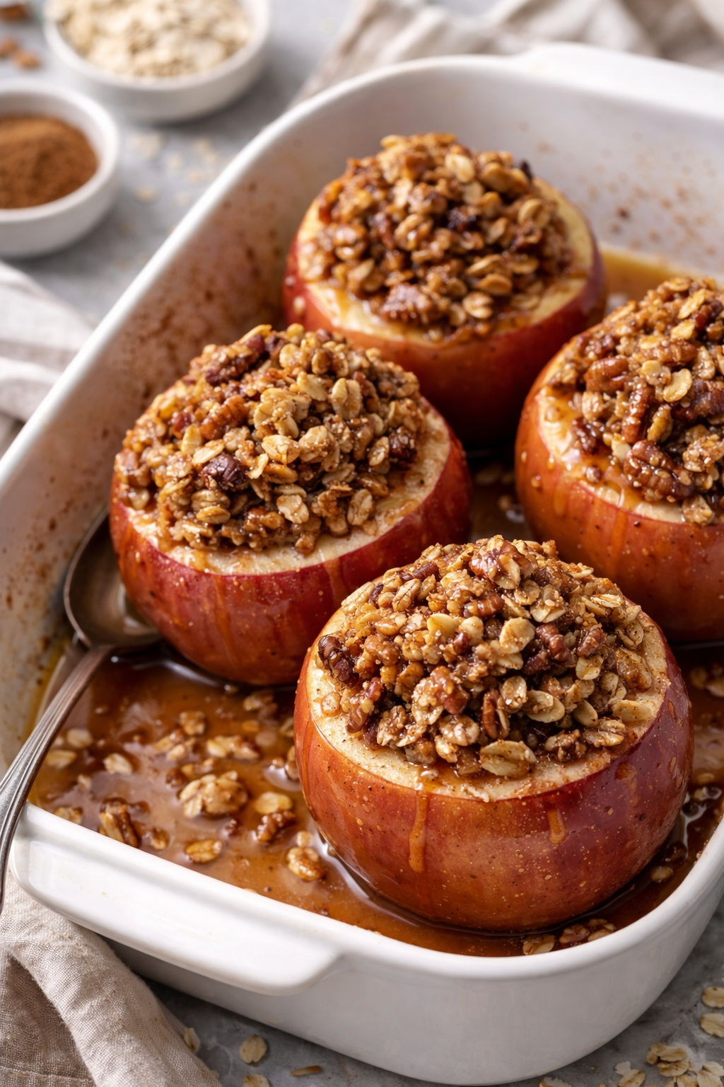 baked apple cinnamon