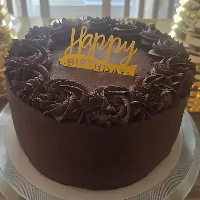 Dark Chocolate Cake (9-inch, 3 Layers)