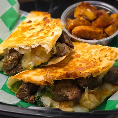 Grilled Flank Steak Quesadilla