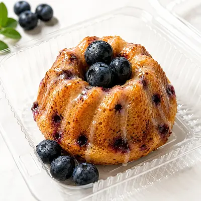 Mini Blueberry Lemon Bundt Cake